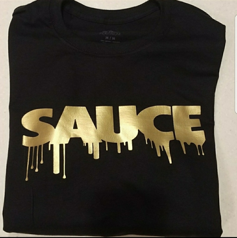 BEAUTIFUL & SHINY "SAUCE" TEE!!!